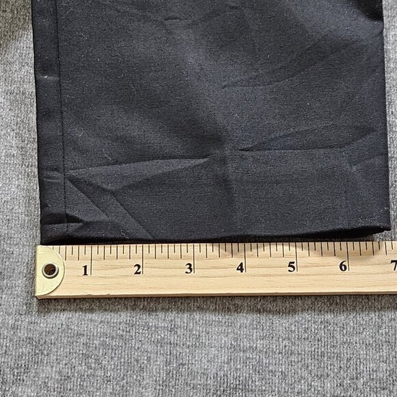 Adrianna Papell Pants Womens 14 Black High Waist Tapered Pockets Stretch Ankle - Picture 8 of 15
